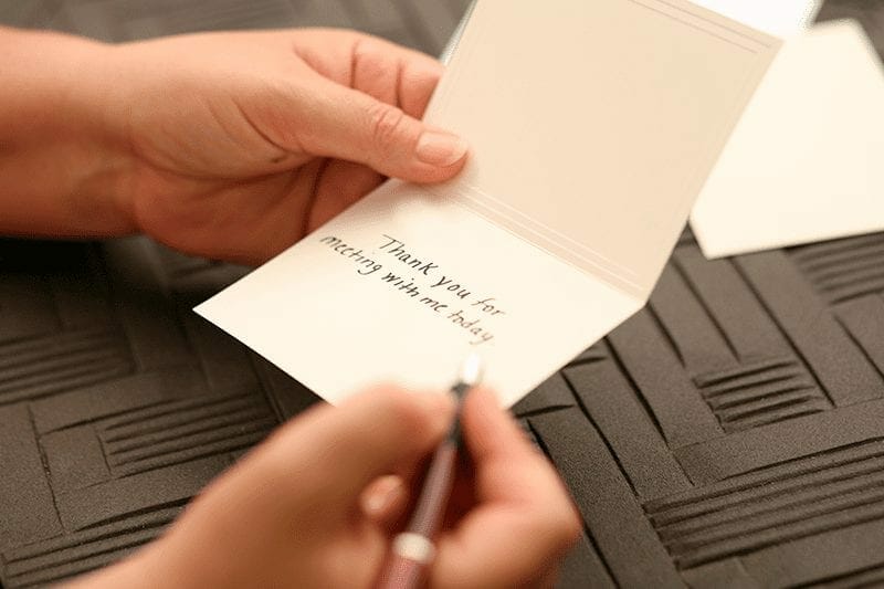 thank-you-notes writing thank you notes